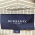 バーバリーロンドン BURBERRY LONDON ホース刺繍ストライプガウンコート レディース M