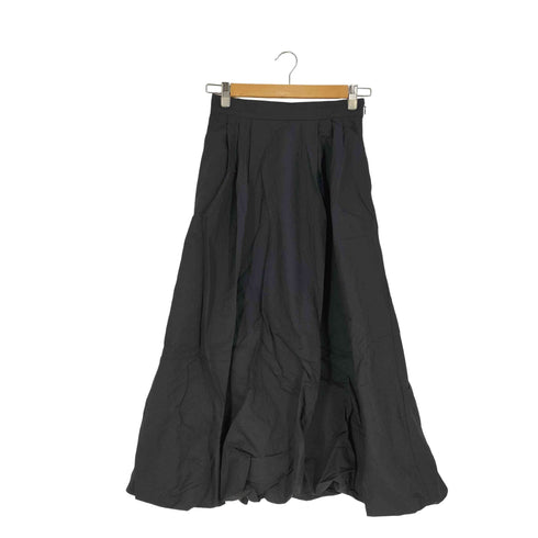 ユナイテッドアローズグリーンレーベルリラクシング UNITED ARROWS green label relaxing 24SS タック ナイロン フレア スカート レディース