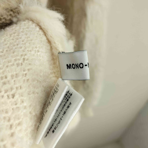 モノマート MONO-MART シャギーMIX ダブルジップニットカーディガン レディース FREE