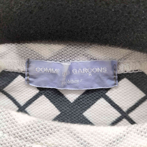 コムデギャルソンオム COMME des GARCONS HOMME 田中オム インサイドアウトプリント 鹿の子Tシャツ メンズ