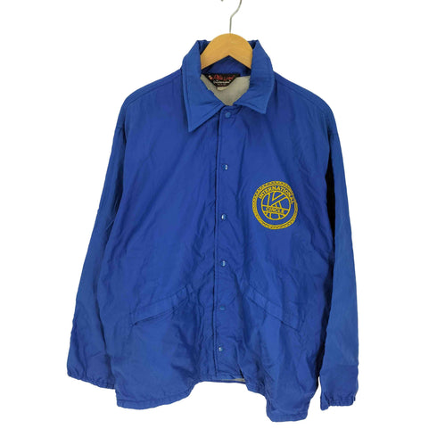 プラジャック Pla-Jac USA製 INTERNATIONAL CIRCLE 国際サークル プリント ナイロン ジャケット メンズ import:L