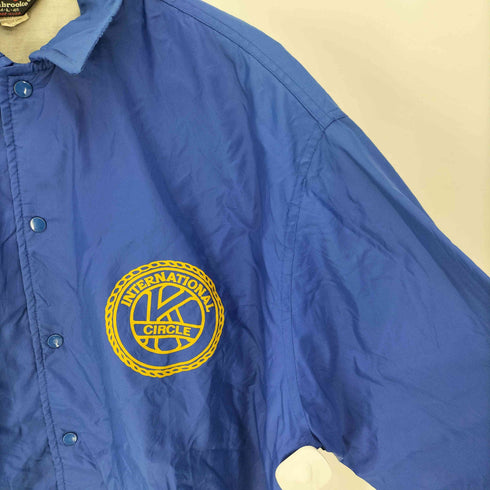 プラジャック Pla-Jac USA製 INTERNATIONAL CIRCLE 国際サークル プリント ナイロン ジャケット メンズ import:L