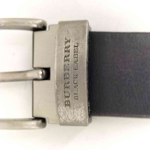 バーバリーブラックレーベル BURBERRY BLACK LABEL レザーベルト メンズ
