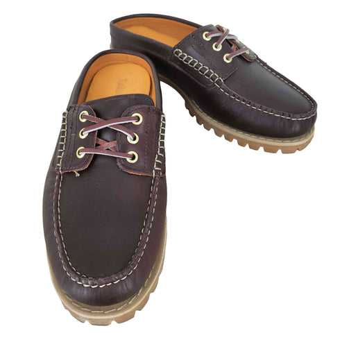 ティンバーランド Timberland VIBRAM MULE SHOE BURGUNDY FULL GRAIN メンズ 28