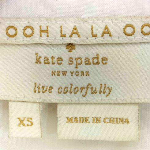 ケイトスペードニューヨーク kate spade NEW YORK ノースリーブ フリルシャツ レディース import:XS