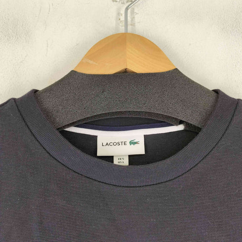 ラコステ LACOSTE ロゴ刺繍 オーバーフィットラウンド Tシャツ メンズ import:L