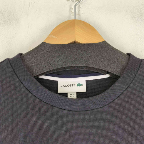 ラコステ LACOSTE ロゴ刺繍 オーバーフィットラウンド Tシャツ メンズ import:L
