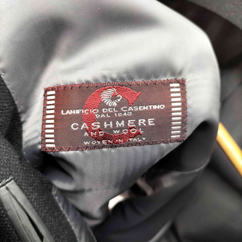 Fosh pour homme / LANIFICIO DEL CASENTINO 生地 カシミヤウール 3B シングル テーラードジャケット メンズ 90 A4