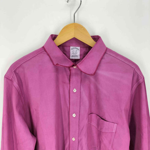 ブルックスブラザーズ BROOKS BROTHERS L/S レギュラーカラー シャツ メンズ import:XL XL~XXL