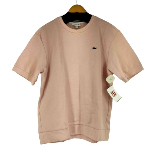 ラコステ LACOSTE ロゴ刺繍 オーバーフィットラウンド Tシャツ メンズ import:L