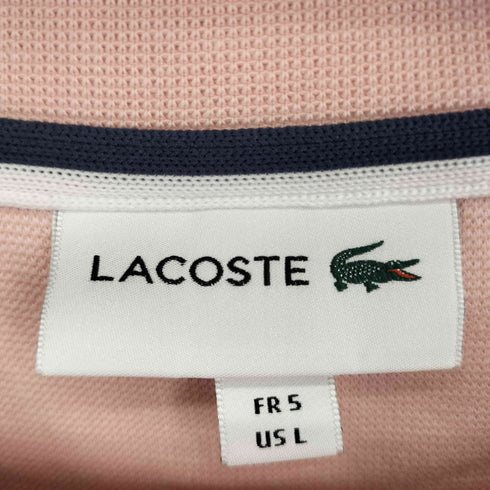 ラコステ LACOSTE ロゴ刺繍 オーバーフィットラウンド Tシャツ メンズ import:L
