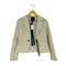 ランバンコレクション LANVIN COLLECTION コットンナイロン ストライプ テーラードジャケット レディース JPN:38