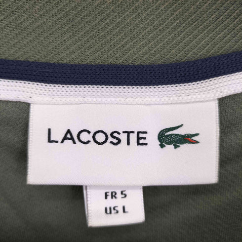 ラコステ LACOSTE ロゴ刺繍 オーバーフィットポケットラウンドTシャツ メンズ import:L