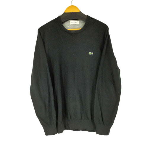 ラコステ LACOSTE ロゴ刺繍 クルーネックセーター メンズ import:XL