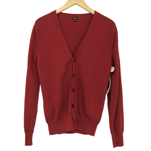 ピーエスポールスミス PS Paul Smith ウール100% ロゴ 刺繍 カーディガン長袖 カーディガン メンズ import:M