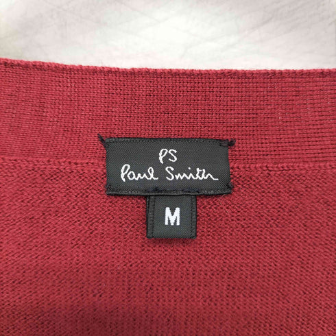 ピーエスポールスミス PS Paul Smith ウール100% ロゴ 刺繍 カーディガン長袖 カーディガン メンズ import:M