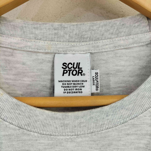 スカルプター SCULPTOR ロゴプリント Tシャツ レディース import:L