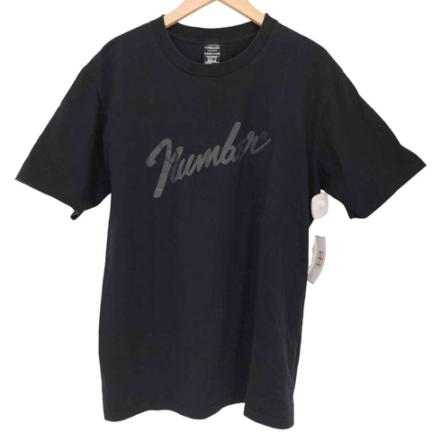 N NUMBER クルーネック ロゴ プリント 半袖 Tシャツ メンズ 4