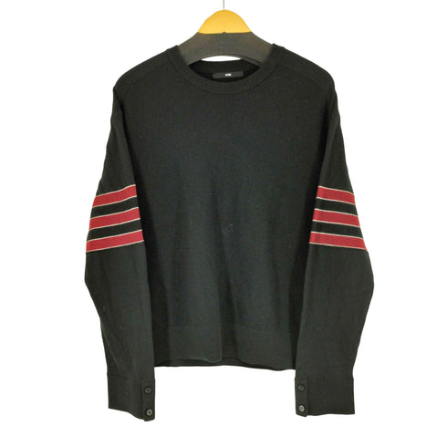 SYSTEM ポイントボーダー クルーネックセーター メンズ 105