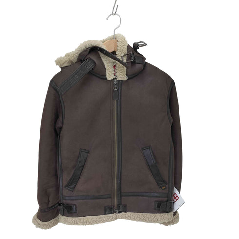 アルファインダストリーズ ALPHA INDUSTRIES B-3 裏地ボア フェイクレザー フライトジャケット レディース JPN:S