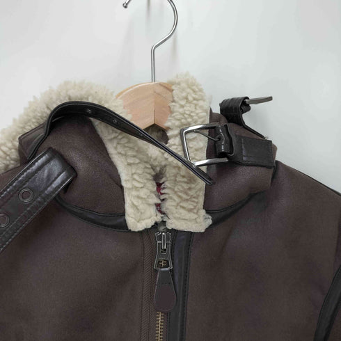 アルファインダストリーズ ALPHA INDUSTRIES B-3 裏地ボア フェイクレザー フライトジャケット レディース JPN:S