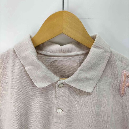 パパス papas 鹿の子 Pワッペン ポロシャツ メンズ import:L