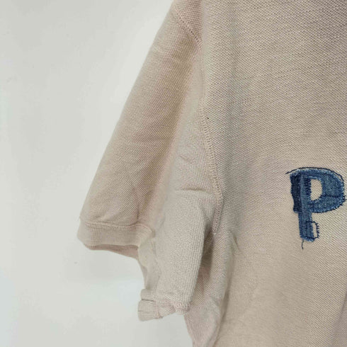パパス papas 鹿の子 Pワッペン ポロシャツ メンズ import:L