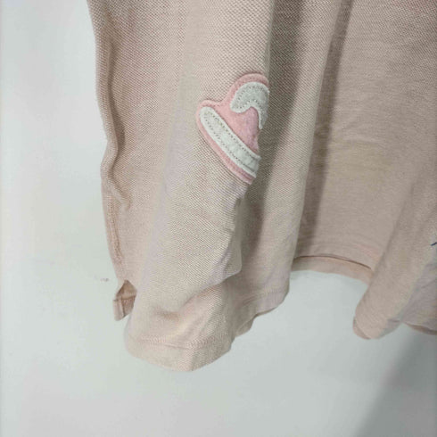 パパス papas 鹿の子 Pワッペン ポロシャツ メンズ import:L