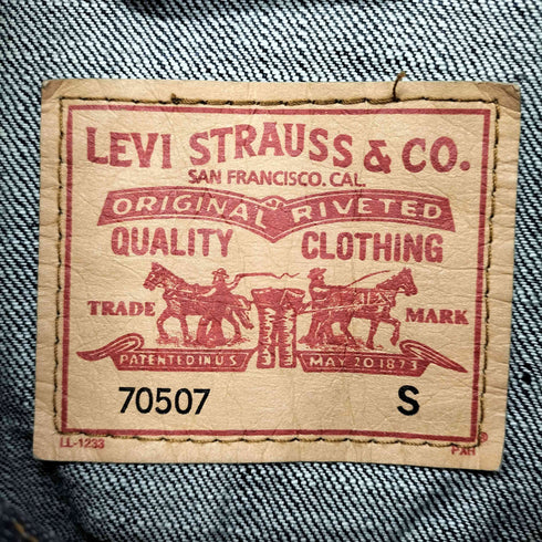 リーバイス Levis 70507 STANDARD TRUCKER Denim Jean Jacket デニムジャケット Gジャン メンズ import:S