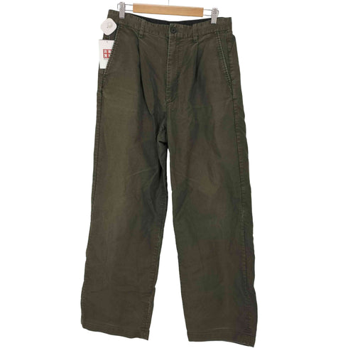 フレッドペリー FRED PERRY Brushed Wide Reg Trousers ワークパンツ メンズ 79-84