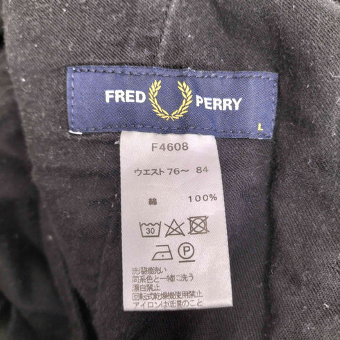 フレッドペリー FRED PERRY Brushed Wide Reg Trousers ワークパンツ メンズ 79-84
