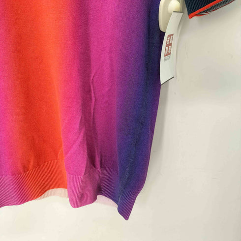 エスカーダスポーツ ESCADA SPORT グラデーション コットンレーヨン 半袖ニット レディース import:S