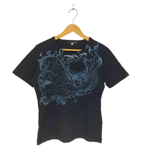 ARMEE FRANCAISE スカルラメプリントS/S Tシャツ Y2K メンズ L