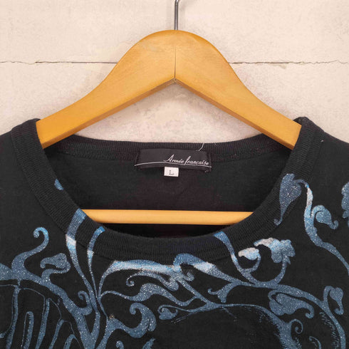 ARMEE FRANCAISE スカルラメプリントS/S Tシャツ Y2K メンズ L