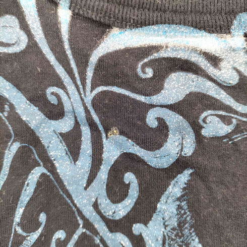 ARMEE FRANCAISE スカルラメプリントS/S Tシャツ Y2K メンズ L