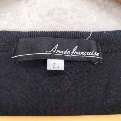 ARMEE FRANCAISE スカルラメプリントS/S Tシャツ Y2K メンズ L