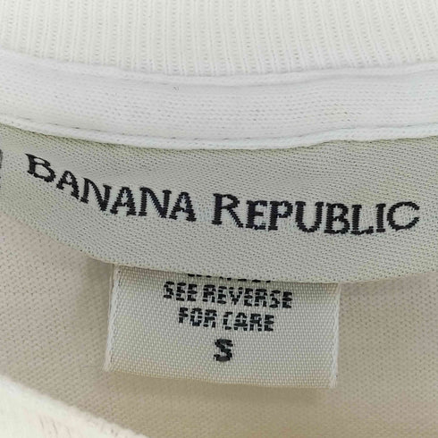 バナナリパブリック BANANA REPUBLIC 90S USA製 世界地図 地球 両面プリント シングルステッチ S/S クルーネック Tシャツ メンズ import:S