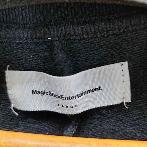 マジックスティック MAGIC STICK ENTERTAINMENT ワンポイント プリントスウェットプルオーバー メンズ JPN:L