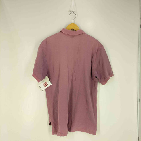 ギャップ Gap 90S 紺タグ BIGタグ 鹿の子 コットン S/S ポロシャツ メンズ import:L