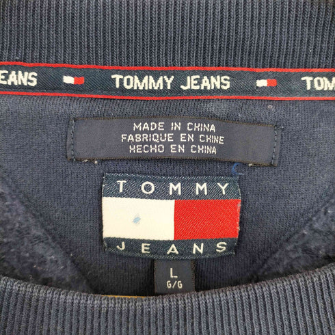 トミージーンズ tommy jeans 前後Vガゼット プリント スウェット トップス メンズ import:L
