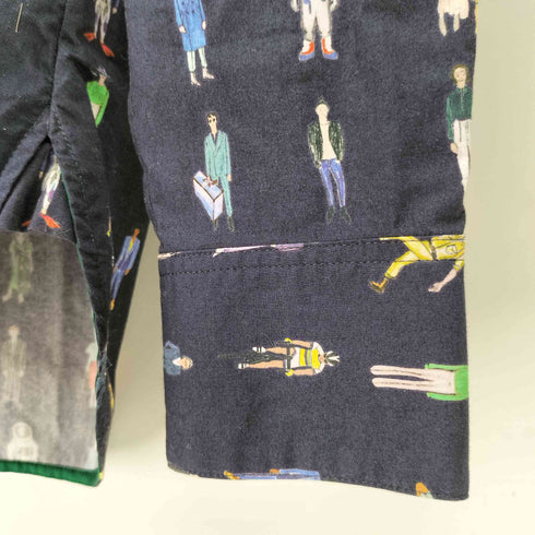 ポールスミス Paul Smith 総柄 コットン レギュラーシャツ レディース 40