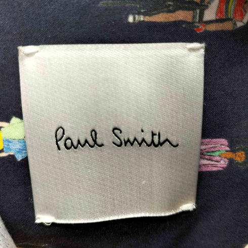 ポールスミス Paul Smith 総柄 コットン レギュラーシャツ レディース 40