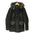 ROUSHATTE GARMENTS フェイクファー ヘリンボーン ツイル 裏地キルティング ハーフ コート Y2K メンズ import:XL