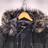 ROUSHATTE GARMENTS フェイクファー ヘリンボーン ツイル 裏地キルティング ハーフ コート Y2K メンズ import:XL