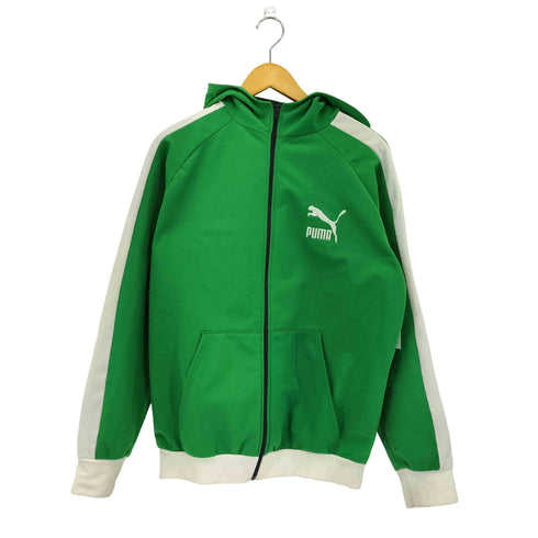プーマ PUMA 90Ss ロゴ刺繍 ジップアップ パーカー ジャケット メンズ L