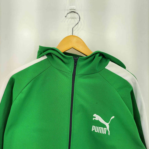 プーマ PUMA 90Ss ロゴ刺繍 ジップアップ パーカー ジャケット メンズ L