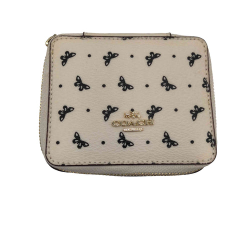 コーチ COACH JEWELRY BOX IN BUTTERFLY DOT PRINT COATED CANVAS ジュエリー ボックス アクセサリー ポーチ レディース