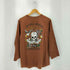スカルジーンズ SKULL JEANS 両面プリント コットンクルーネック Tシャツ メンズ 40