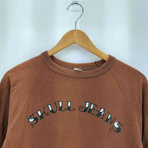 スカルジーンズ SKULL JEANS 両面プリント コットンクルーネック Tシャツ メンズ 40