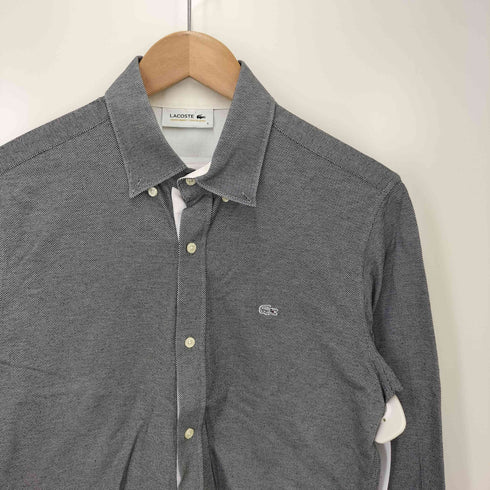 ラコステ LACOSTE ワニ ロゴ 長袖ワイシャツ メンズ JPN:3